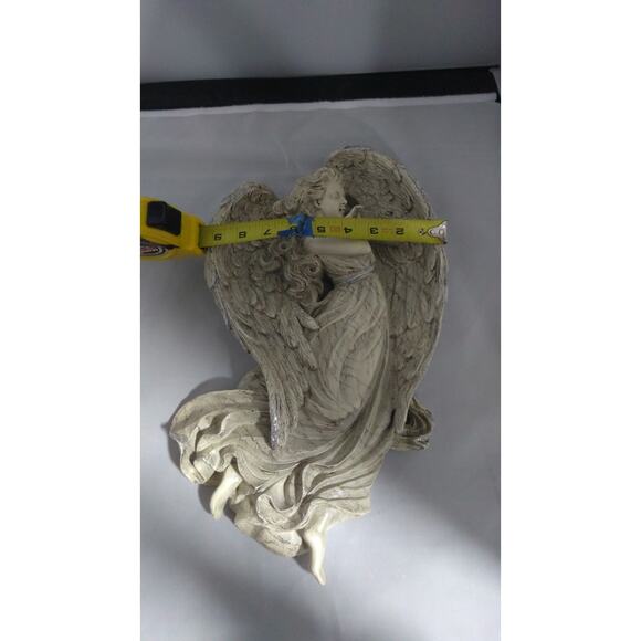 Glittered Wings Wall Decor- Elegant Spiritual Home Accent: Heavenly Home - Picture 3 of 10